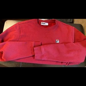 FILA Red Crewneck Sweater